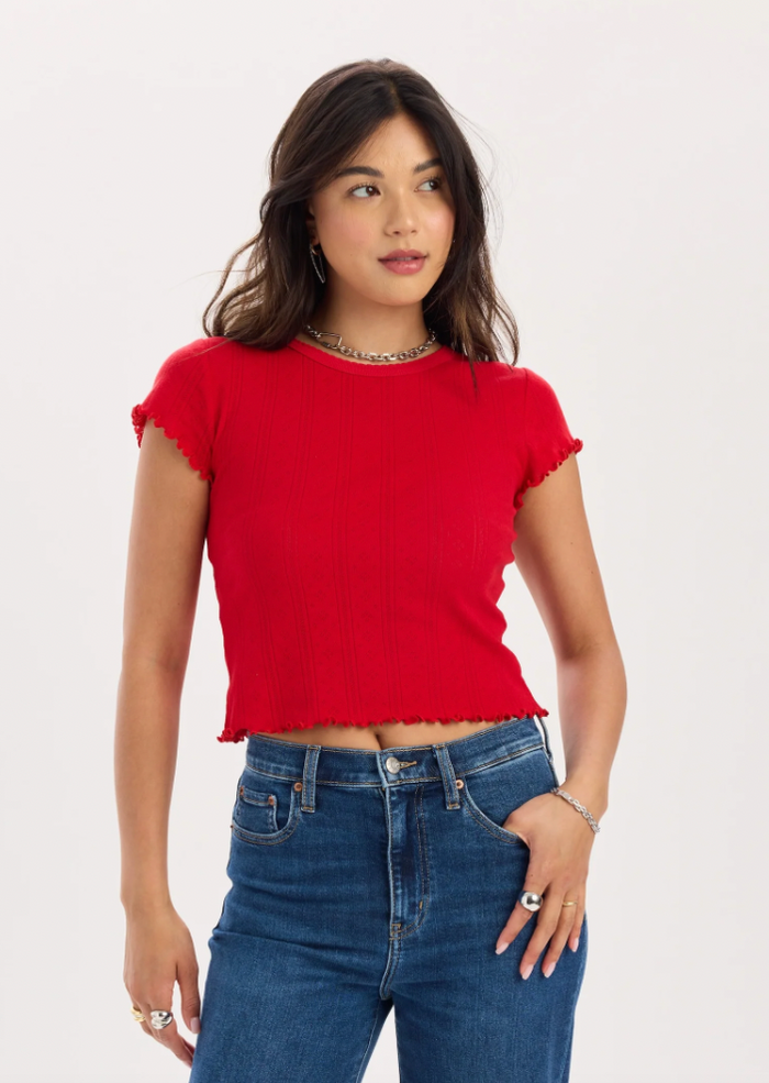 Lily Baby Tee - Cherry Bomb
