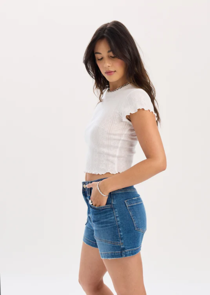 Lily Baby Tee - White Hot