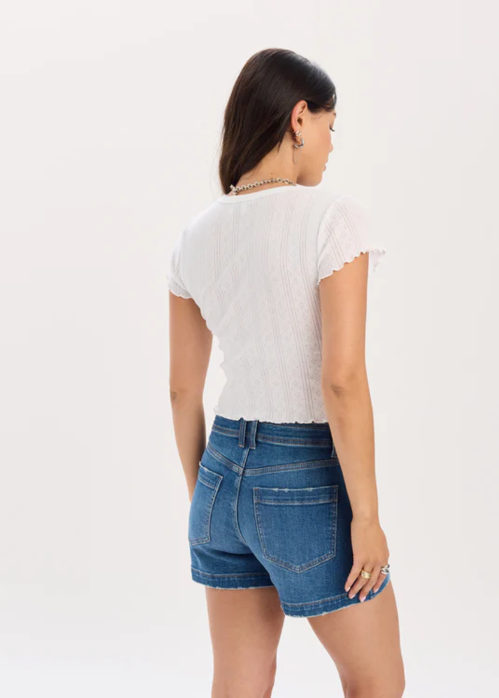 Lily Baby Tee - White Hot