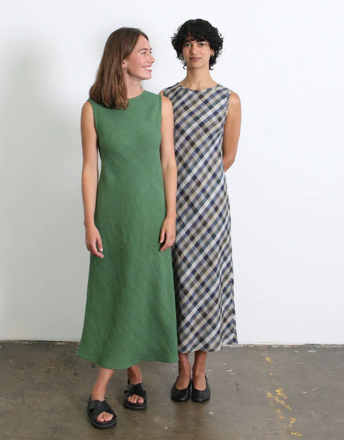 Linen Alessi Bias Dress Complete Dressmaking Kit, Tessuti