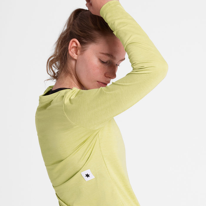 Saysky Logo Pace Long Sleeve Green 3008 NWRLS20C3008