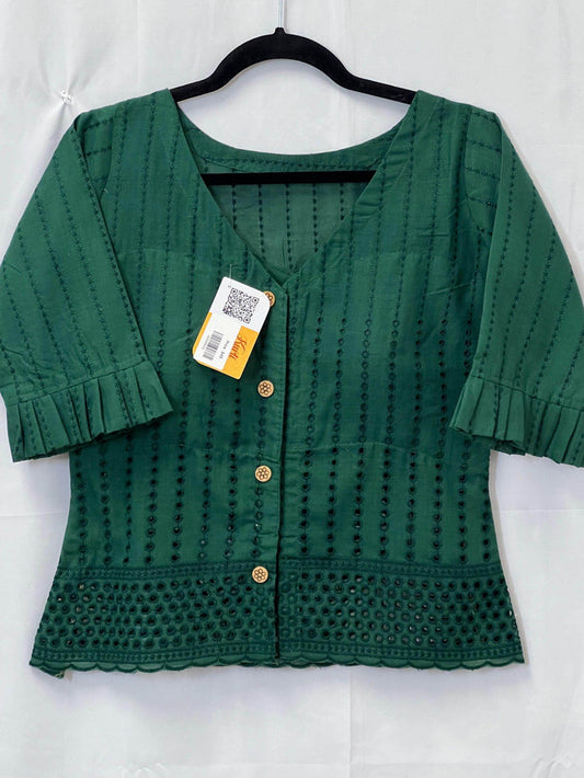 Long blouses : chikankari - Kurti Connection USA