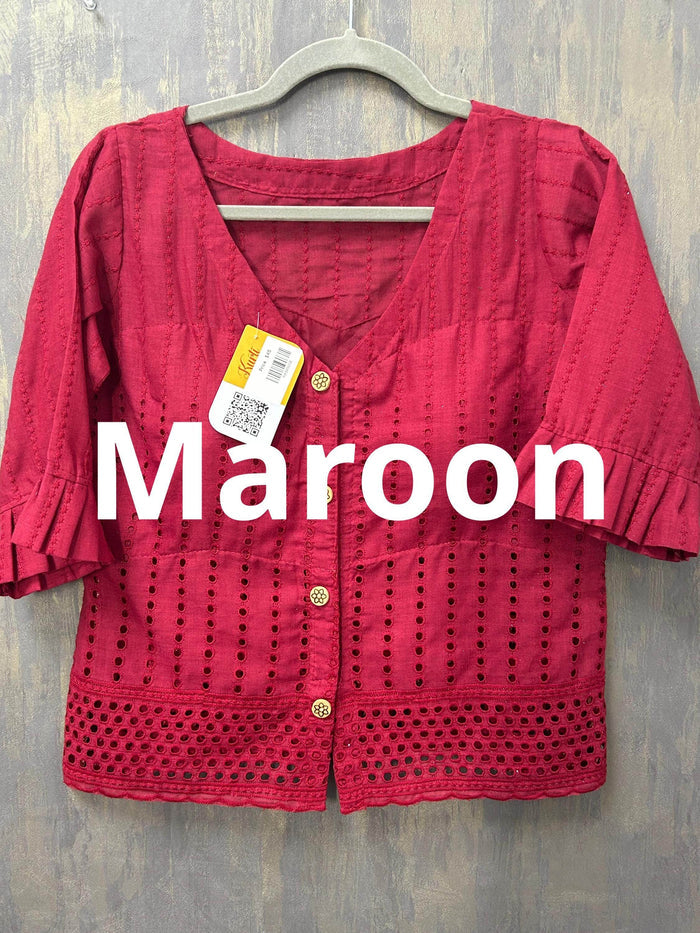 Long blouses : chikankari - Kurti Connection USA