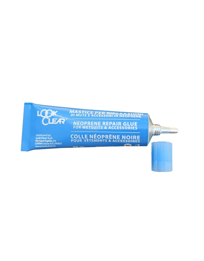 Look Clear black neoprene repair glue tube for wetsuits