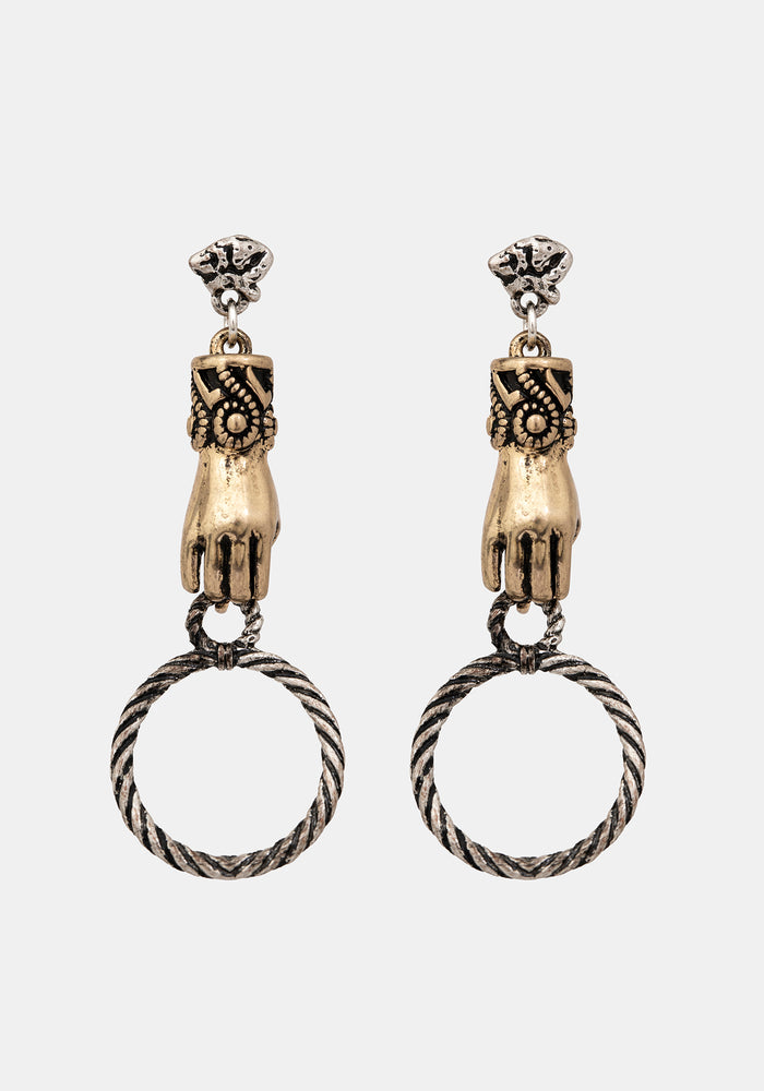 Lorena Hand Drop Earrings