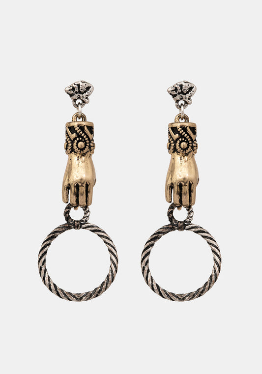 Lorena Hand Drop Earrings