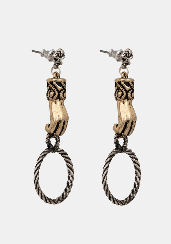 Lorena Hand Drop Earrings