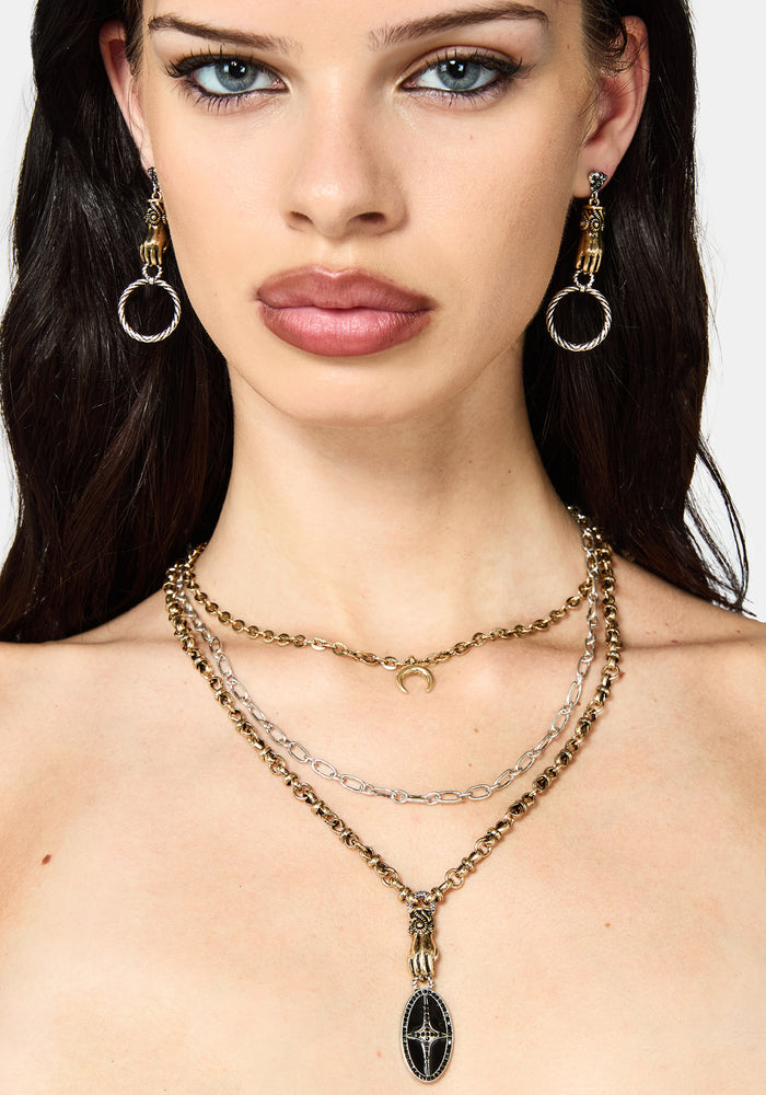 Lorena Hand Drop Necklace