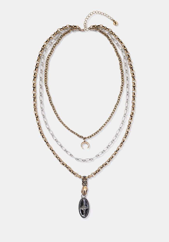 Lorena Hand Drop Necklace