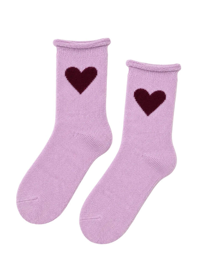 Love Cashmere Crew Sock-Accessories-Uniquities