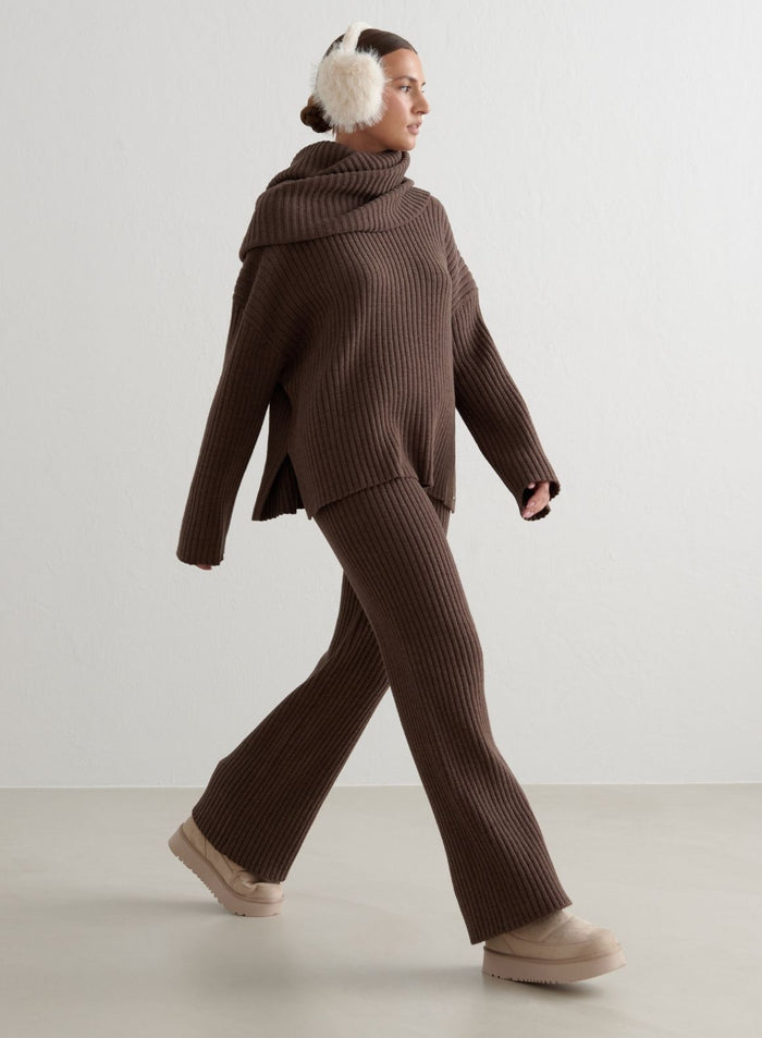 Macchiato Rib Knit Pants
