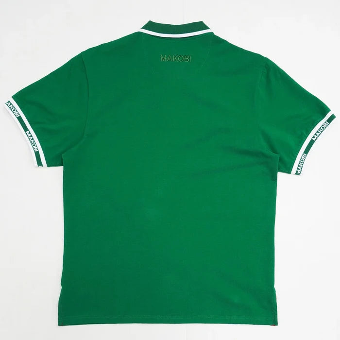 MAKOBI "ESSENTIAL" POLO TEE - M365 - GREEN