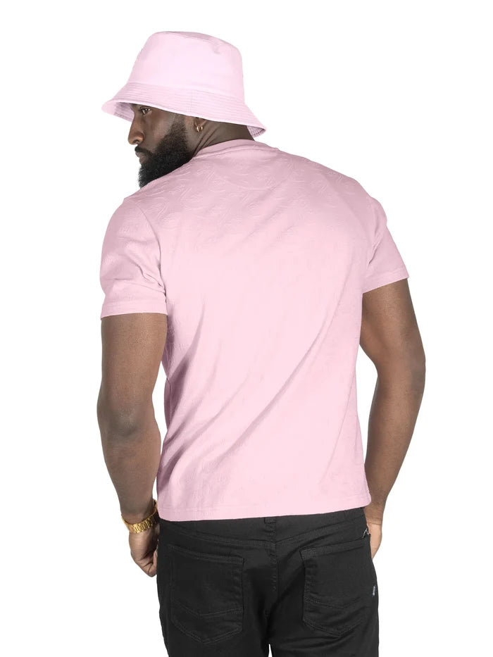 MAKOBI "SARTONI EMBOSSED" T-SHIRT - M316 - PINK