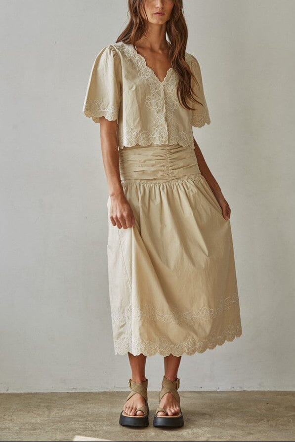 Marilyn Embroidered Top-Tops/Blouses-Uniquities
