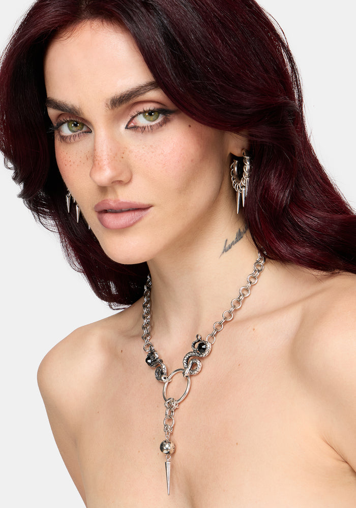 Marma Snake Spike Chain Necklace