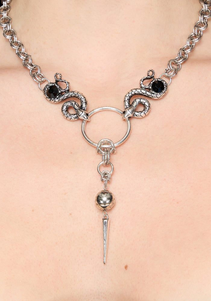 Marma Snake Spike Chain Necklace