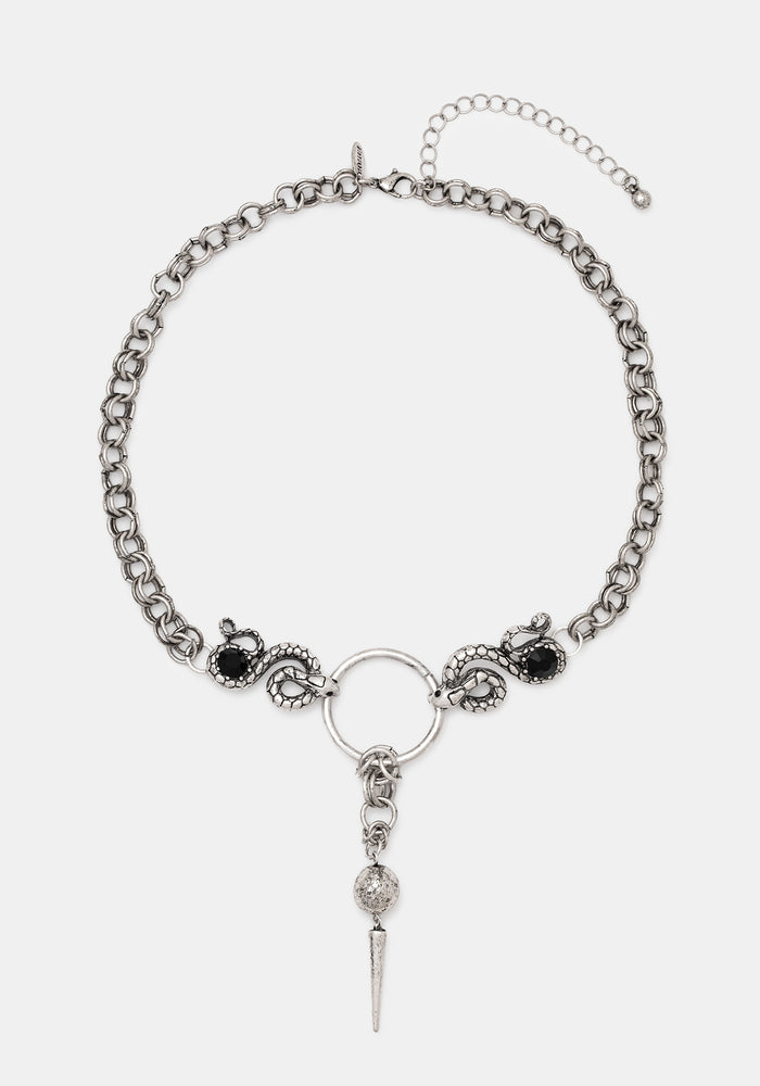 Marma Snake Spike Chain Necklace