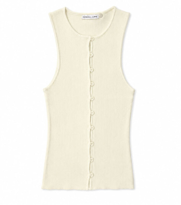 Marni Button Tank-Tops/Blouses-Uniquities