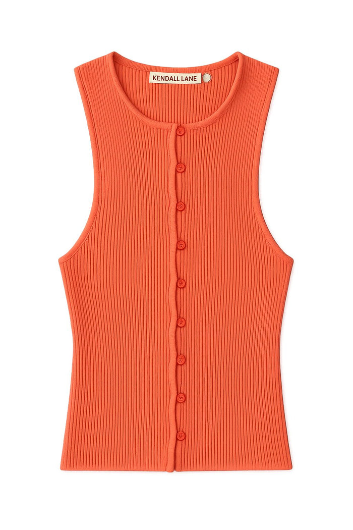 Marni Button Tank-Tops/Blouses-Uniquities