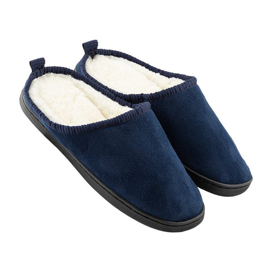 Men's Memory Foam Slippers Blue