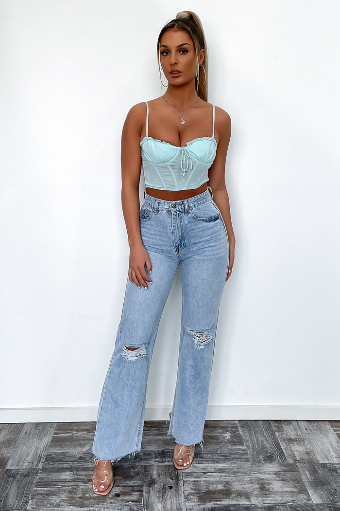 Mermaid Bustier - Teal
