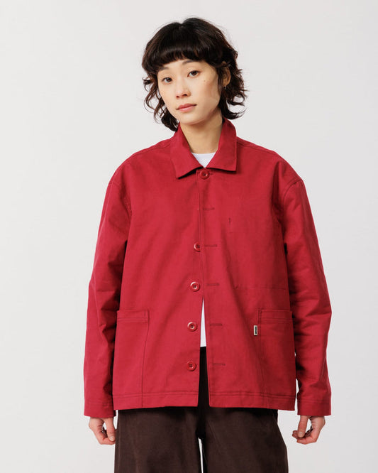 Mill Overshirt V2 - Maroon