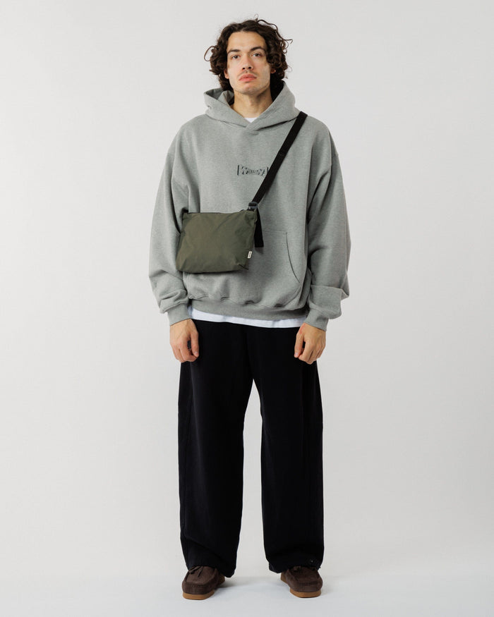 Mini Water Resistant Messenger Bag - Dark Olive
