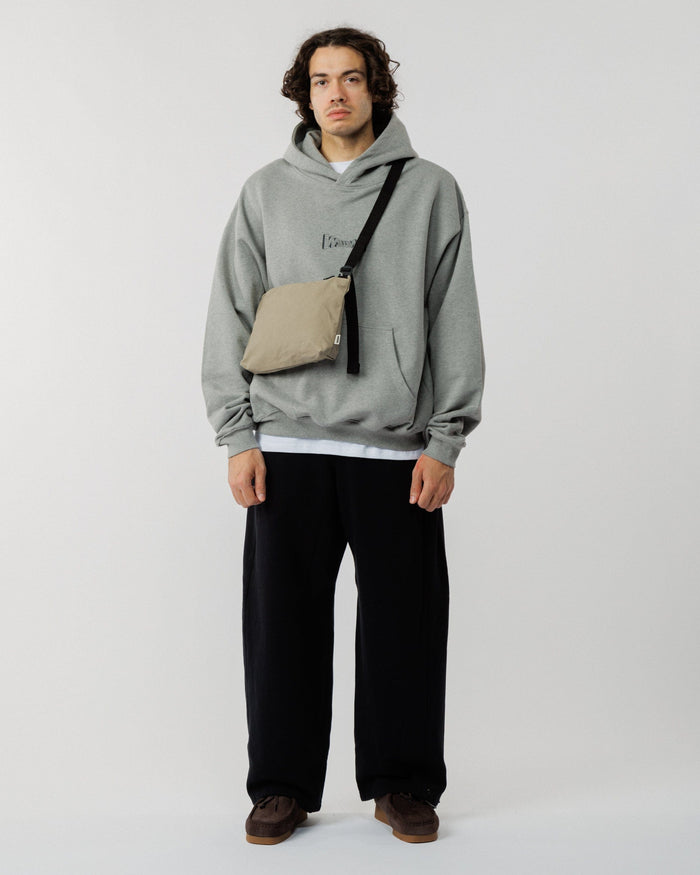 Mini Water Resistant Messenger Bag - Stone