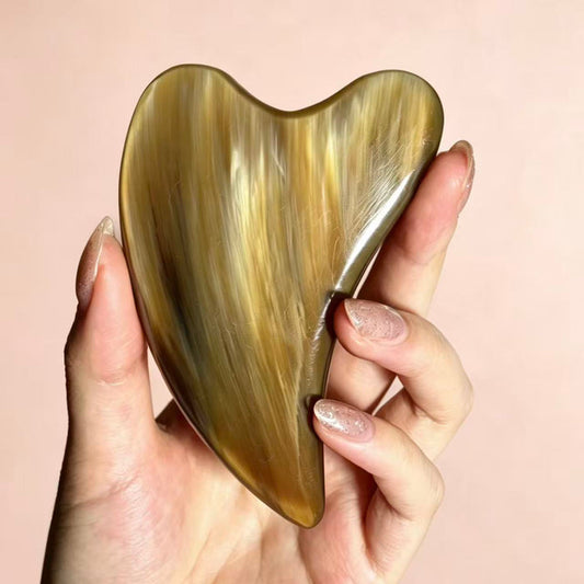 Natural Horn GuaSha Set – with Essential Oil