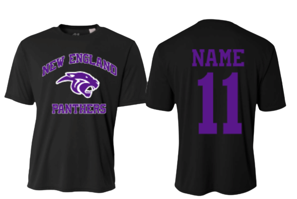 NE Panthers Short Sleeve  Performance Tee