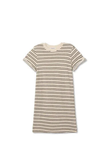 Nella Terry Short Sleeve Dress-Dresses-Uniquities