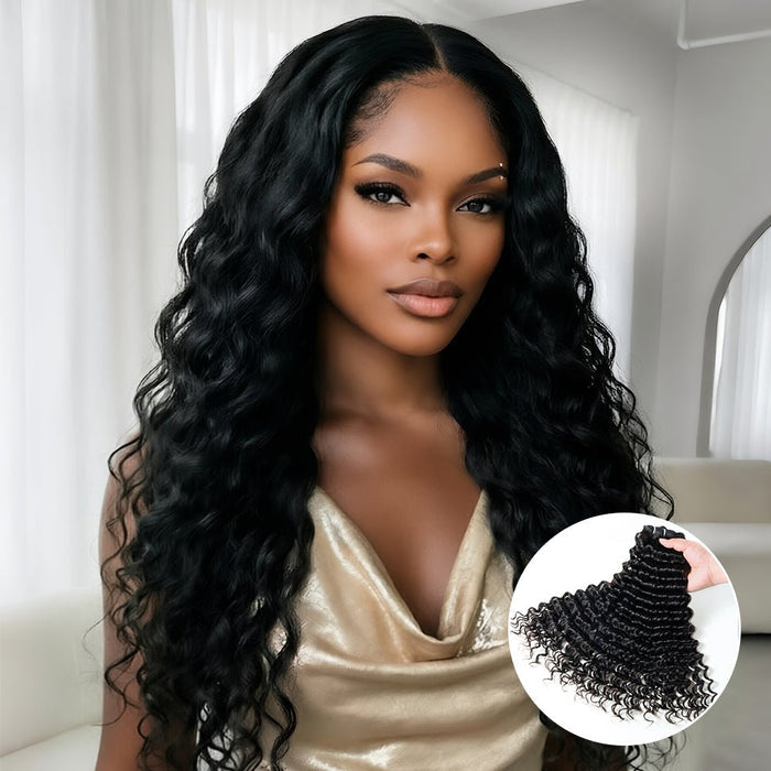 NEWMISS 15A Grade Raw Virgin Burmese Deep Wave Human Hair - 3 Bundles Deal - newmiss hair