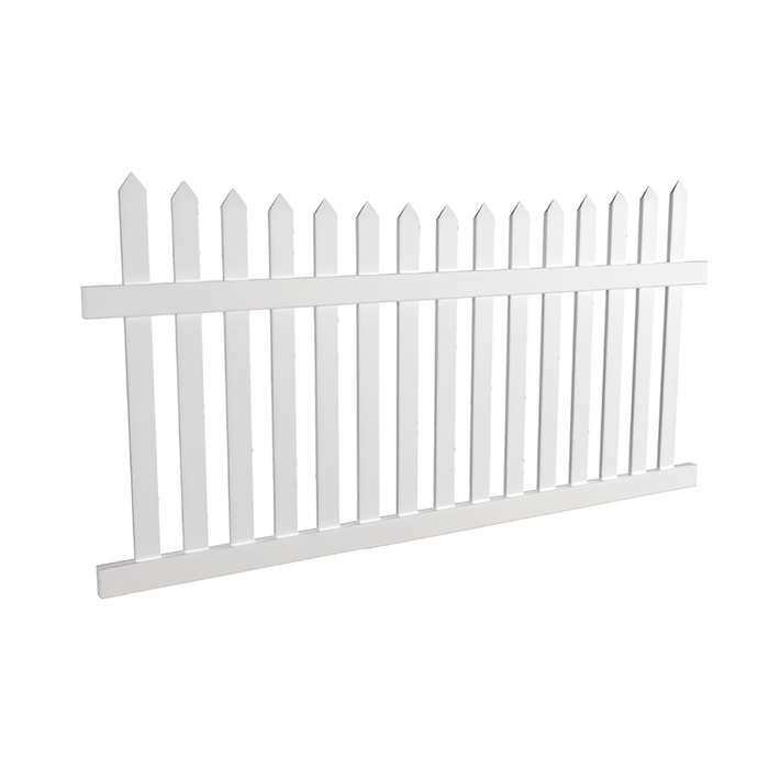 Oxworks Newport PVC Picket Panel Kit - UV Stabilised PVC - 2388mm - - Image 1