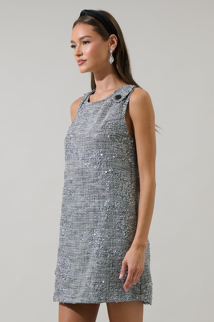 Nicky Sequin Valeraine A-line Mini Dress