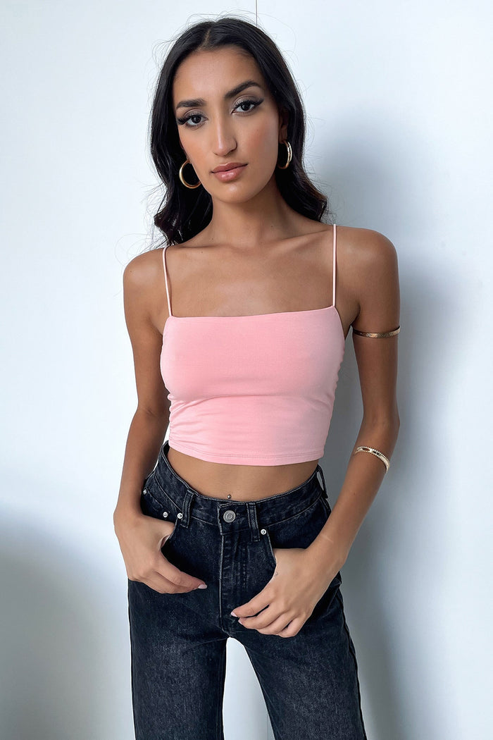 Niki Crop - Peach