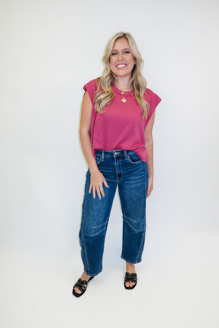 No Second Thought Boxy Knit Top - The Pink Tulip Clothing
