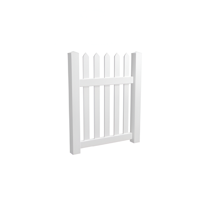 Oxworks North Haven PVC Gate - White - 1000 x 1200mm - Image 1