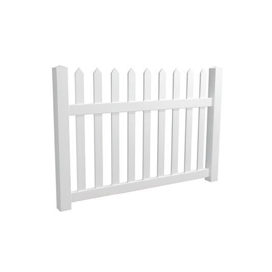 Oxworks North Haven PVC Gate - White - 1800 x 1200mm - Image 1
