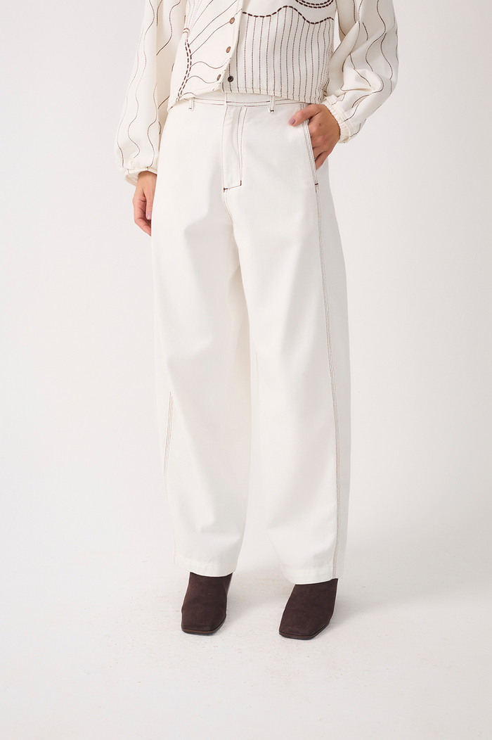 Off-White Belt Loops Pockets Twill Pants_4