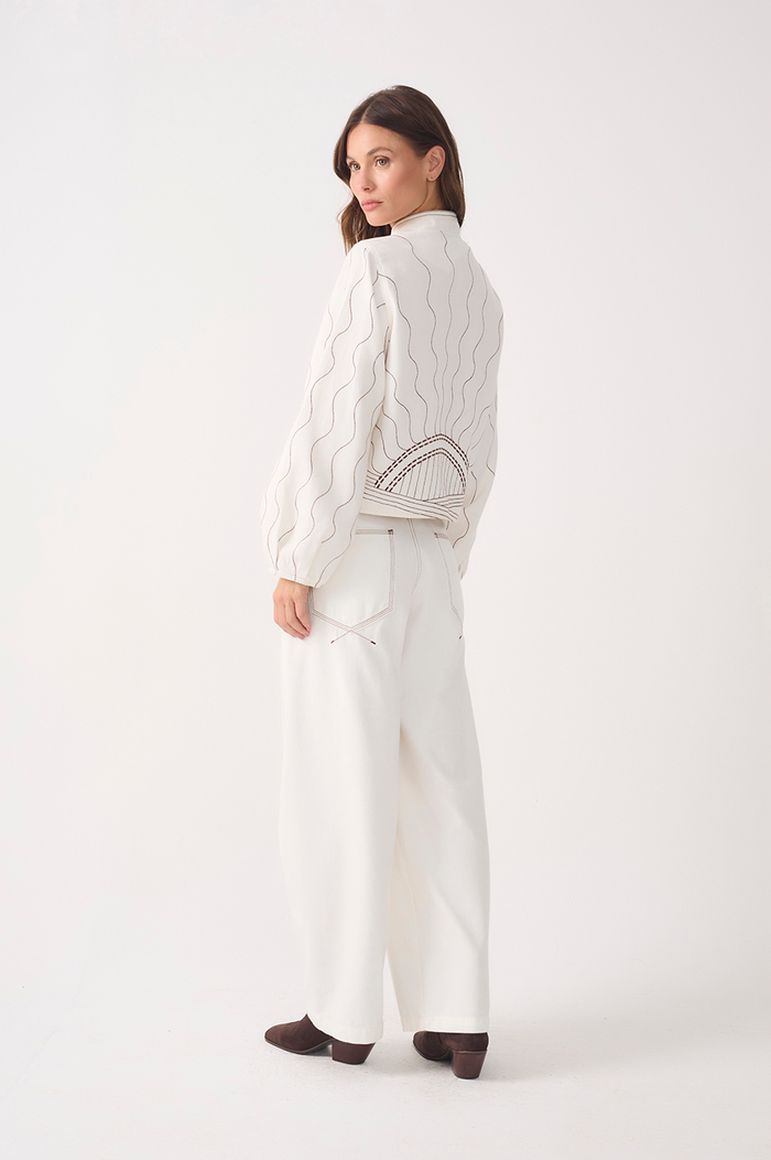Off-White Belt Loops Pockets Twill Pants_5