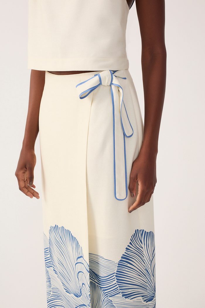 Off-White Mergulho Top and Wrap Maxi Skirt Set_7