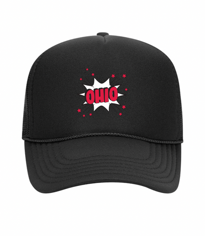 Ohio Burst Trucker Hat