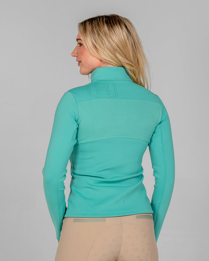 Palm Summer Jacket - Sea Turquoise
