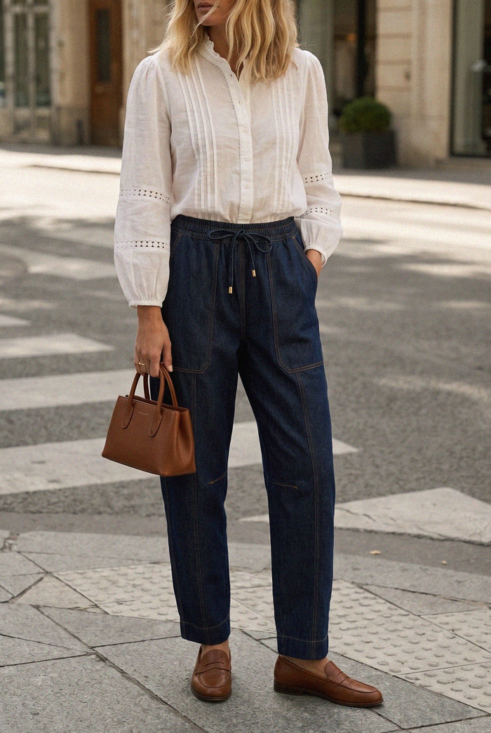 Paris Ramie Top In Ivory