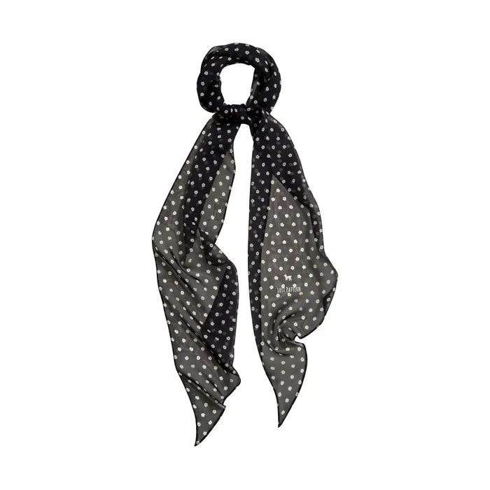 Petal Veil Chiffon Neck Scarf-Accessories-Uniquities