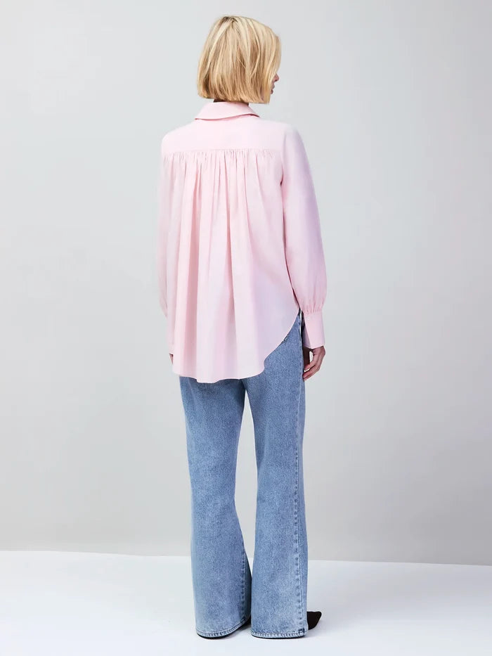 Pink Hi-Lo Hem Shirt