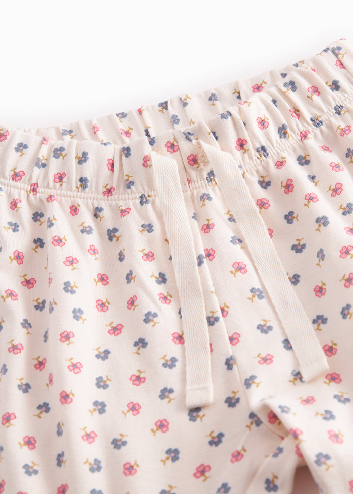Jeans for children with flower print