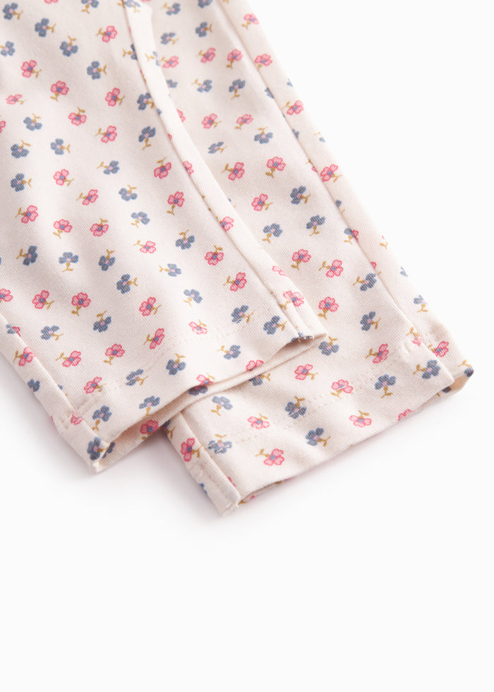 Jeans for children with flower print