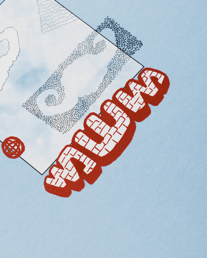 Plume  T-Shirt - Sky Blue