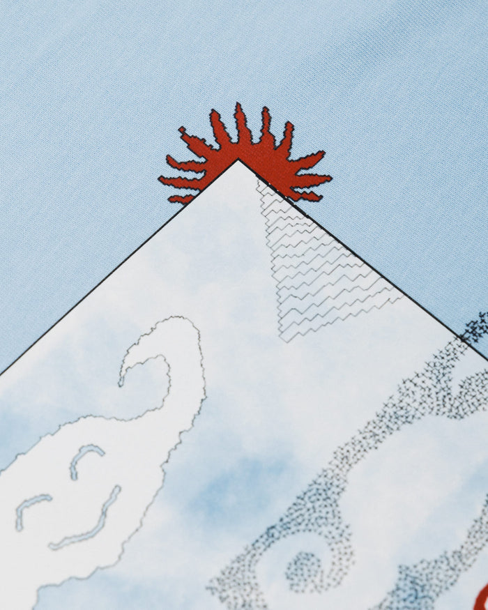 Plume  T-Shirt - Sky Blue